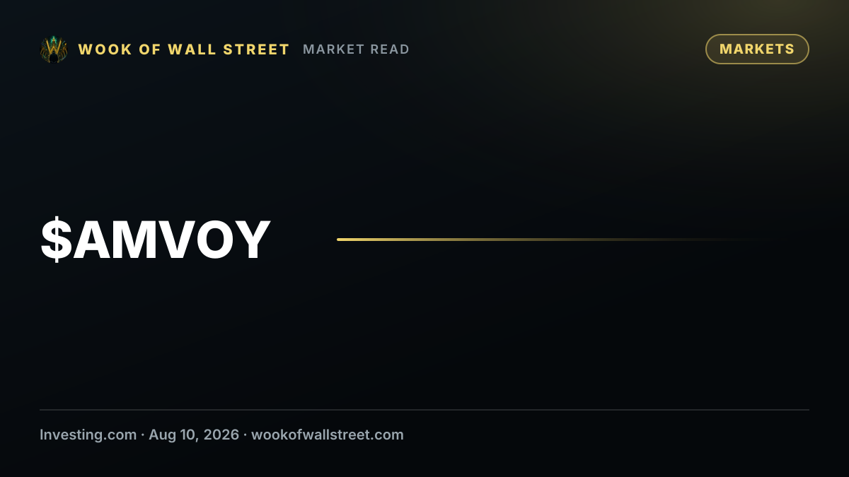 Why is Aumovio stock rallying today? — $AMVOY one-month chart